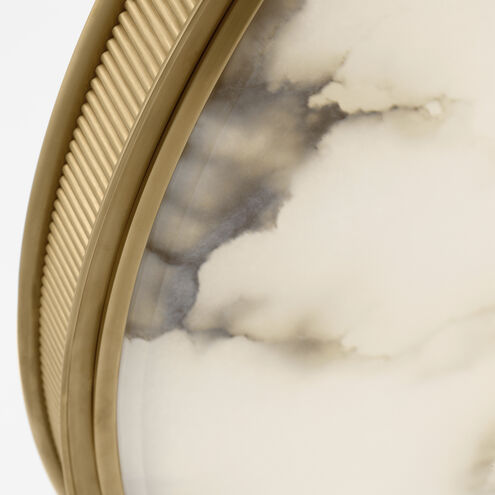 Marie Flanigan Matthew LED 40 inch Soft Brass Chandelier Ceiling Light