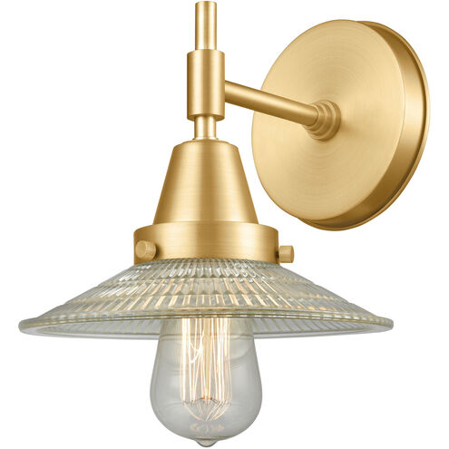 Caden LED 9 inch Satin Gold Sconce Wall Light