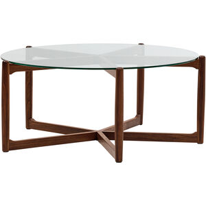 Hetta 35.5 X 35.5 inch Brown Coffee Table
