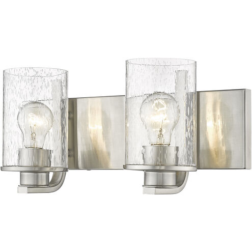 Beckett 2 Light 16 inch Brushed Nickel Vanity Wall Light