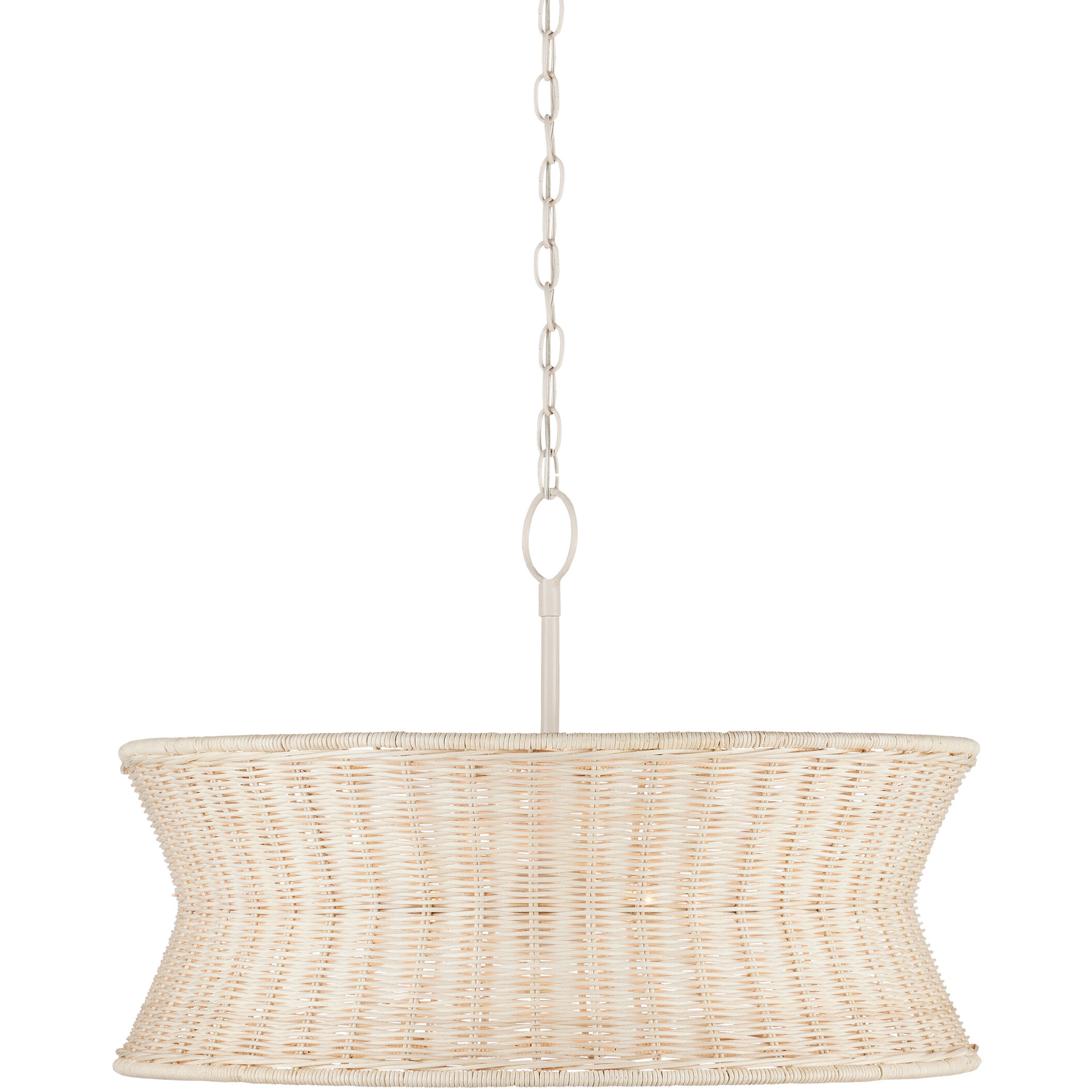 Phebe 4 Light 28.5 inch Bleached Natural and Vanilla Chandelier Ceiling Light