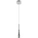 Polaris 5.25 inch Silver Pendant Ceiling Light