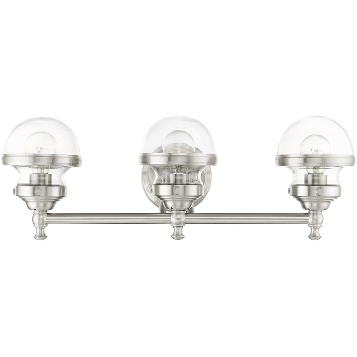 Oldwick 3 Light 24 inch Brushed Nickel Vanity Sconce Wall Light