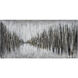 Retreat of the Grande Armee Gray with Black Framed Wall Art