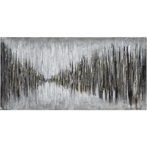 Retreat of the Grande Armee Gray with Black Framed Wall Art