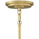 Fletcher 2 Light 13.5 inch Satin Brass Indoor Pendant Ceiling Light