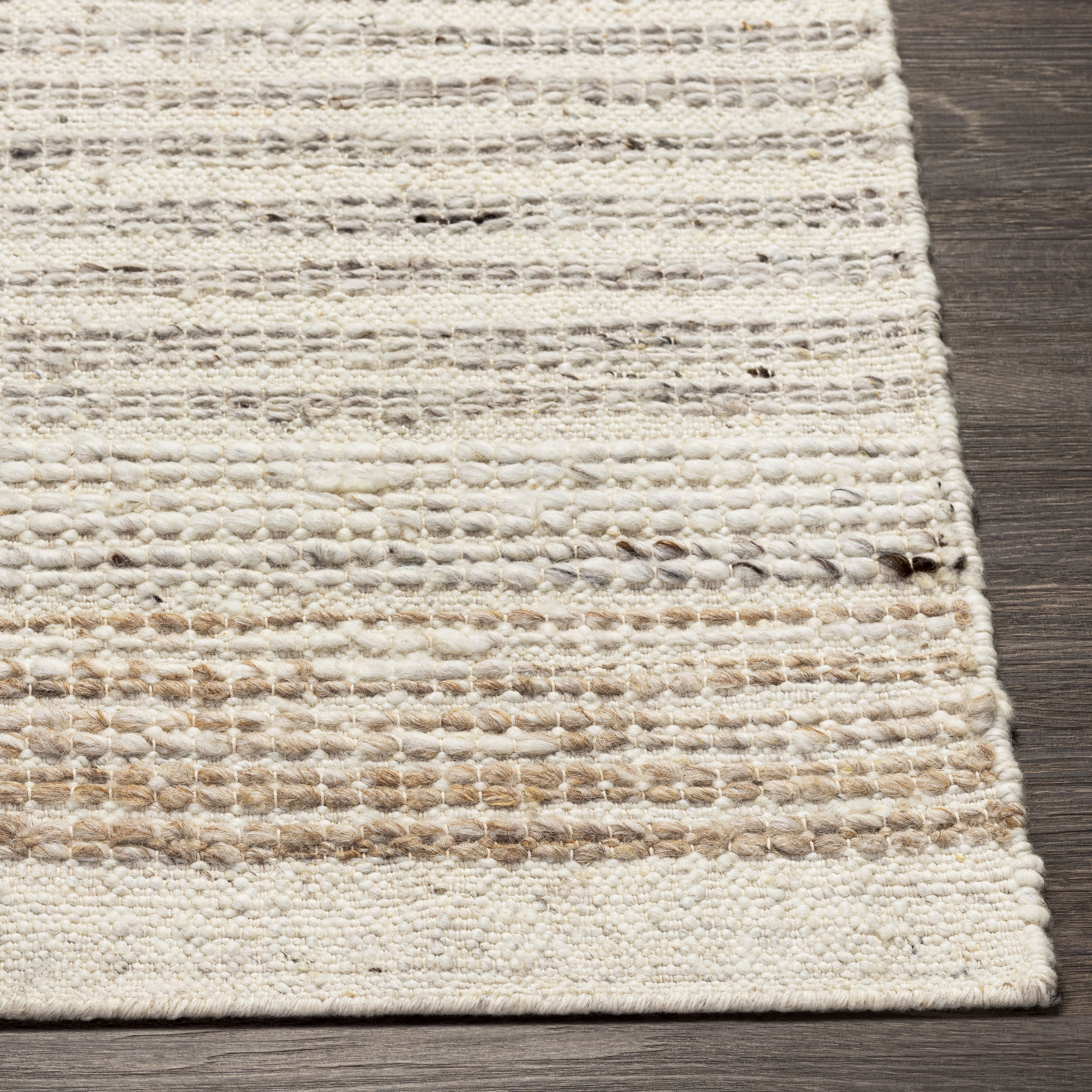 Bremen 90 X 60 inch Cream Rug in 5 x 8, Rectangle