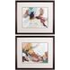 Abstract Collection Brown Framed Art