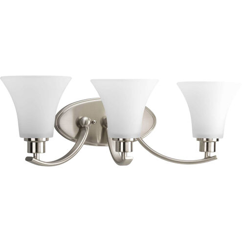 Athy 3 Light 22 inch Brushed Nickel Bath Vanity Wall Light