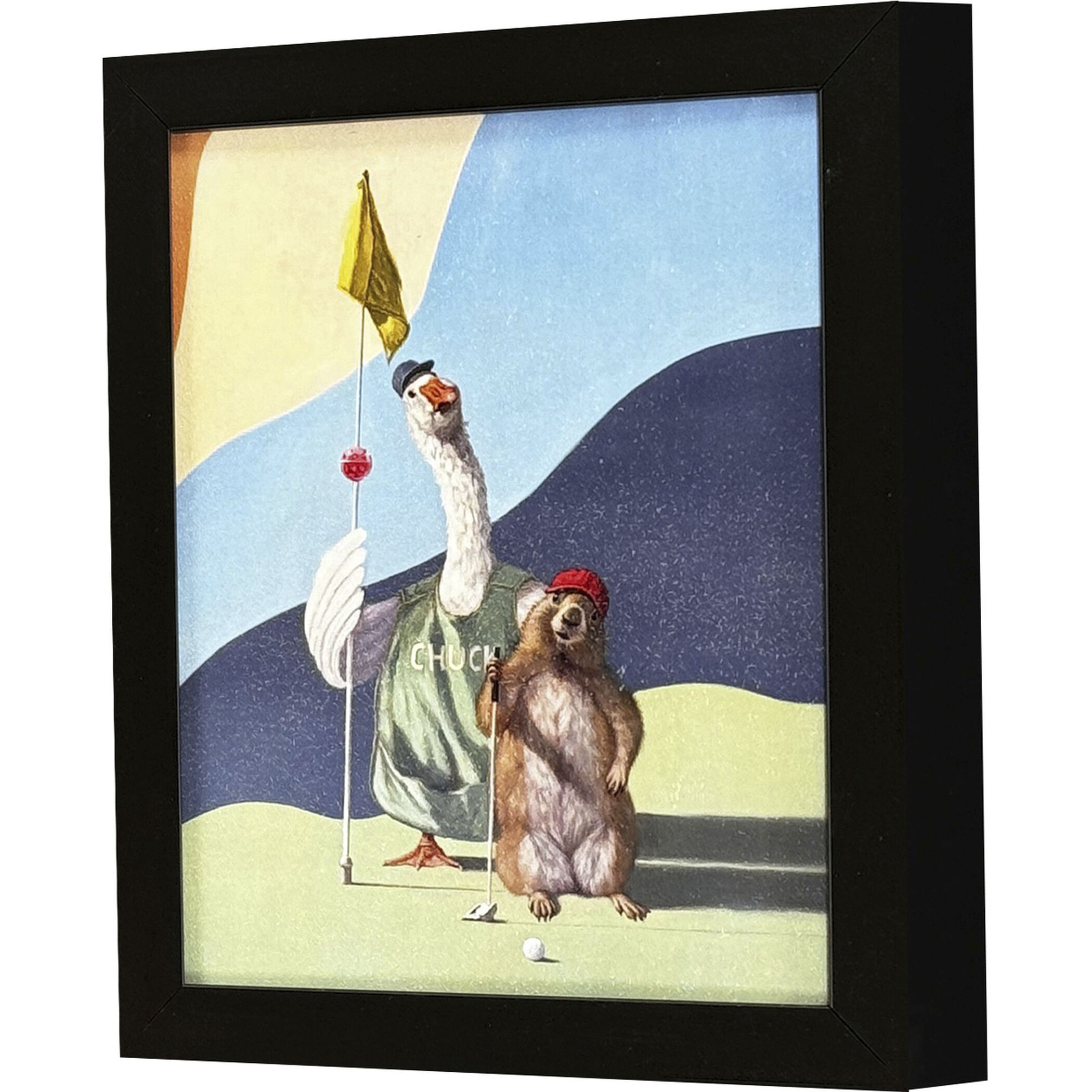 The Perfect Pair 11 X 9 inch Non-Glass Framed Art, Propac