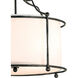 Cachet 3 Light 18 inch Mayfair Semi-Flush Mount Ceiling Light, Semi-Flush Convertible