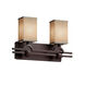 Textile LED 19 inch Matte Black Bath Bar Wall Light