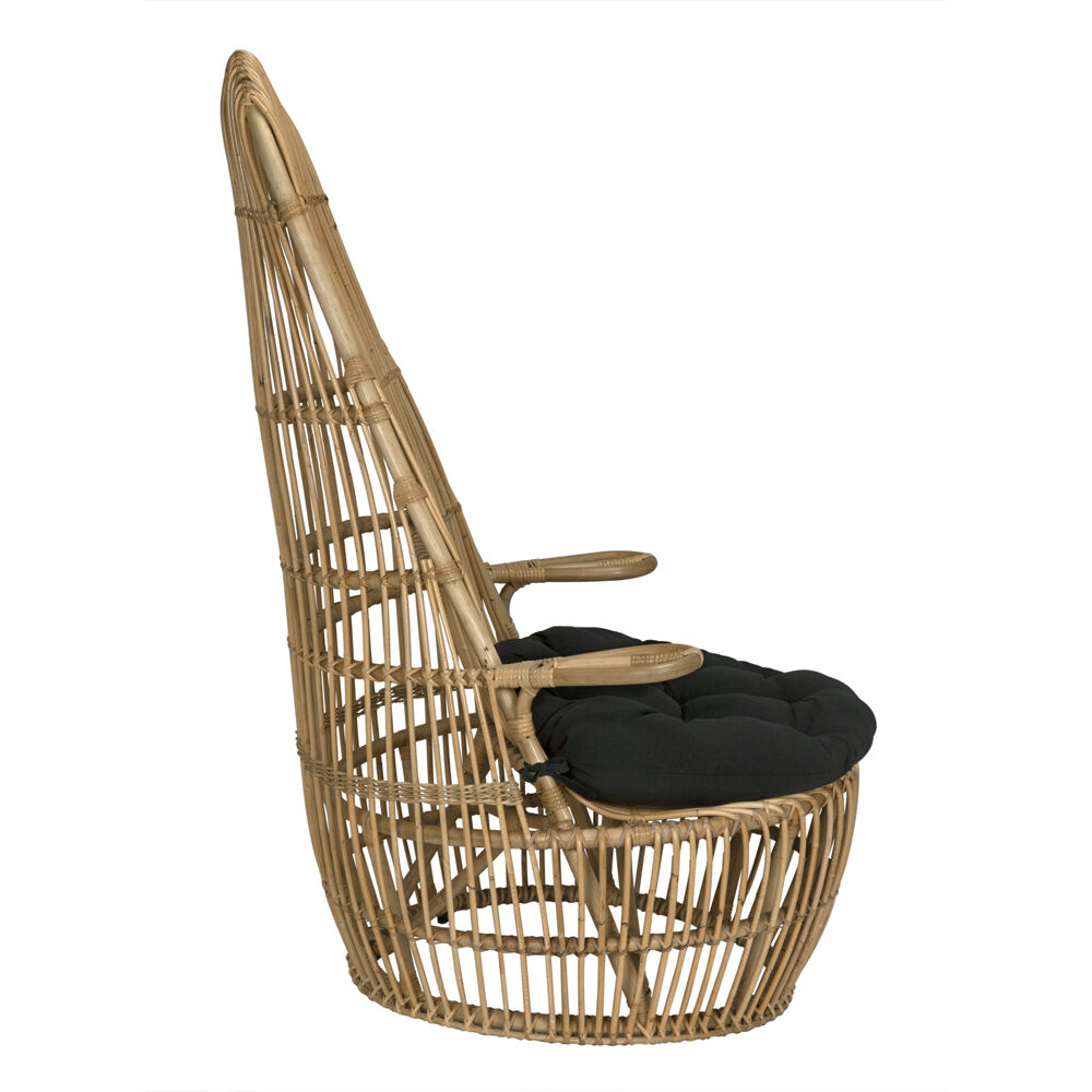 Clementine Clear Coat Flat Occasional Chair