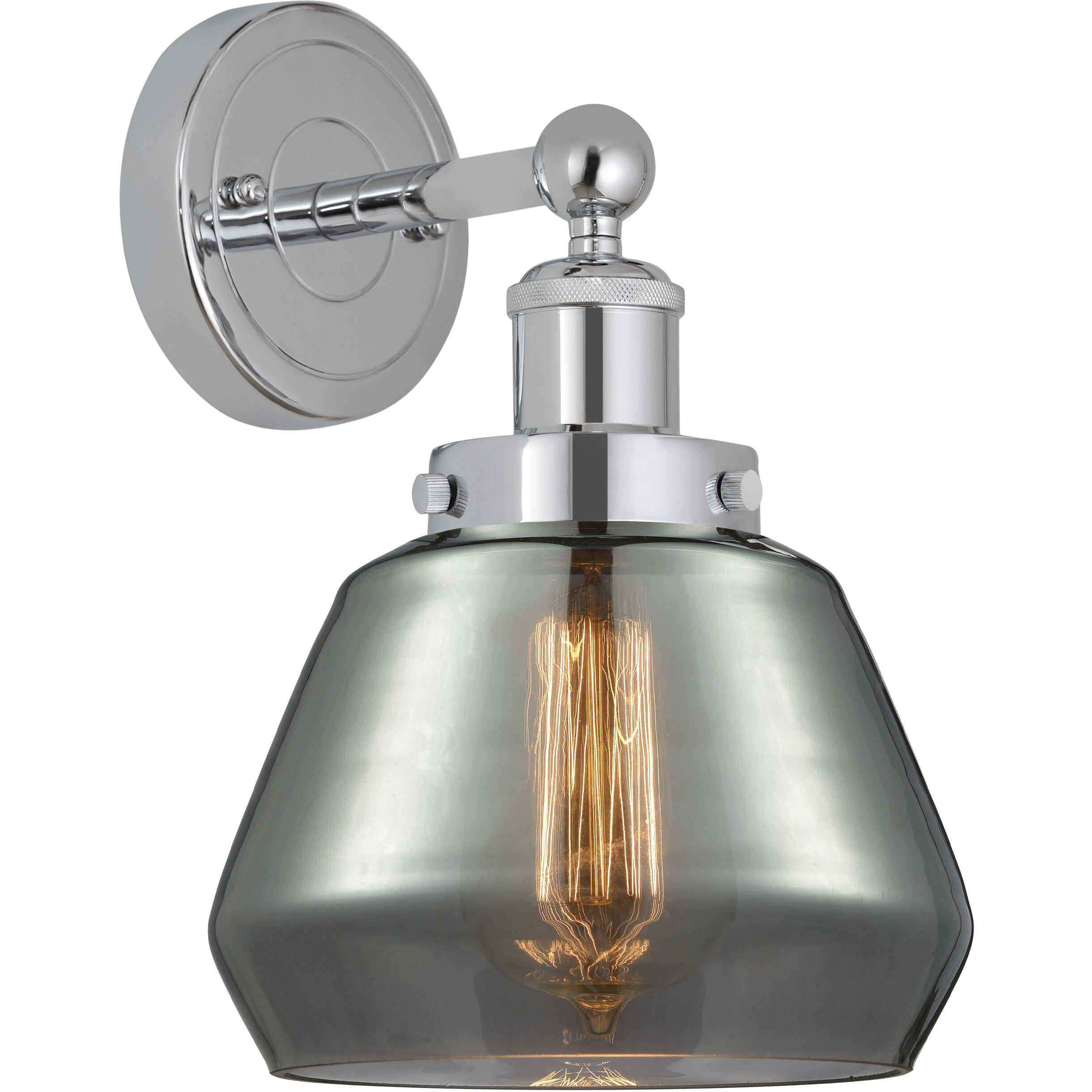 Fulton 1 Light 6.5 inch Polished Chrome Sconce Wall Light
