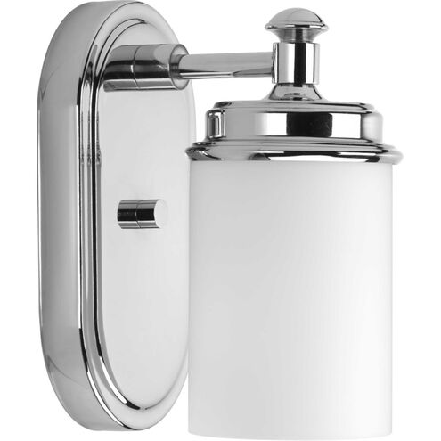 Glide 1 Light 5 inch Polished Chrome Bath Vanity Wall Light, Design Series