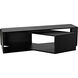 Keweco 73 X 58 inch Matte Black Coffee Table