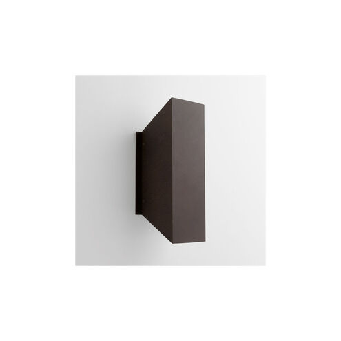 Duo 2 Light 12 inch Oiled Bronze Outdoor Wall Sconce