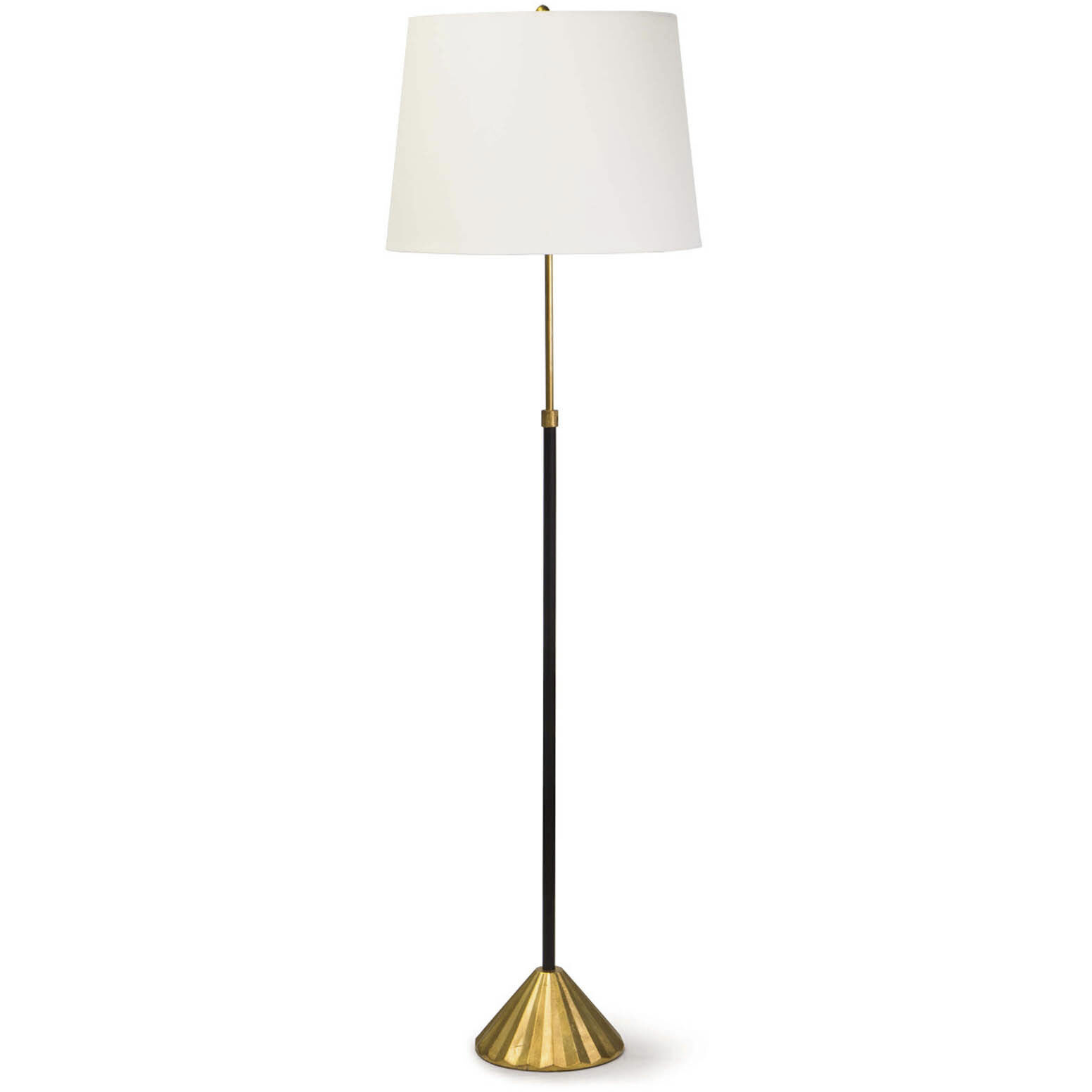 Parasol 60 inch 150.00 watt Gold Leaf Floor Lamp Portable Light