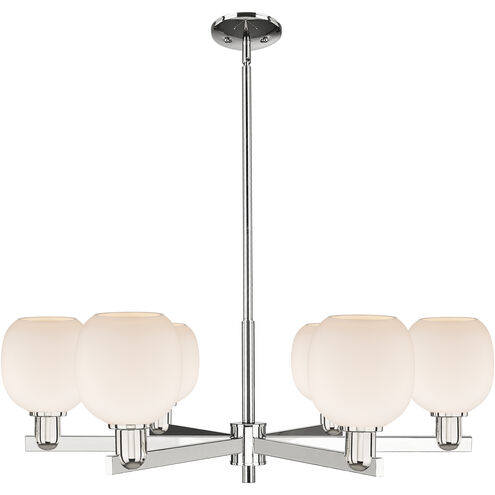 Arcadia Belfast 6 Light 35.75 inch Polished Nickel Chandelier Ceiling Light