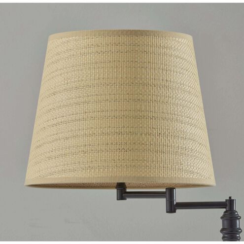 Dante 26 inch 60.00 watt Black Metal Table Lamp Portable Light, Simplee Adesso