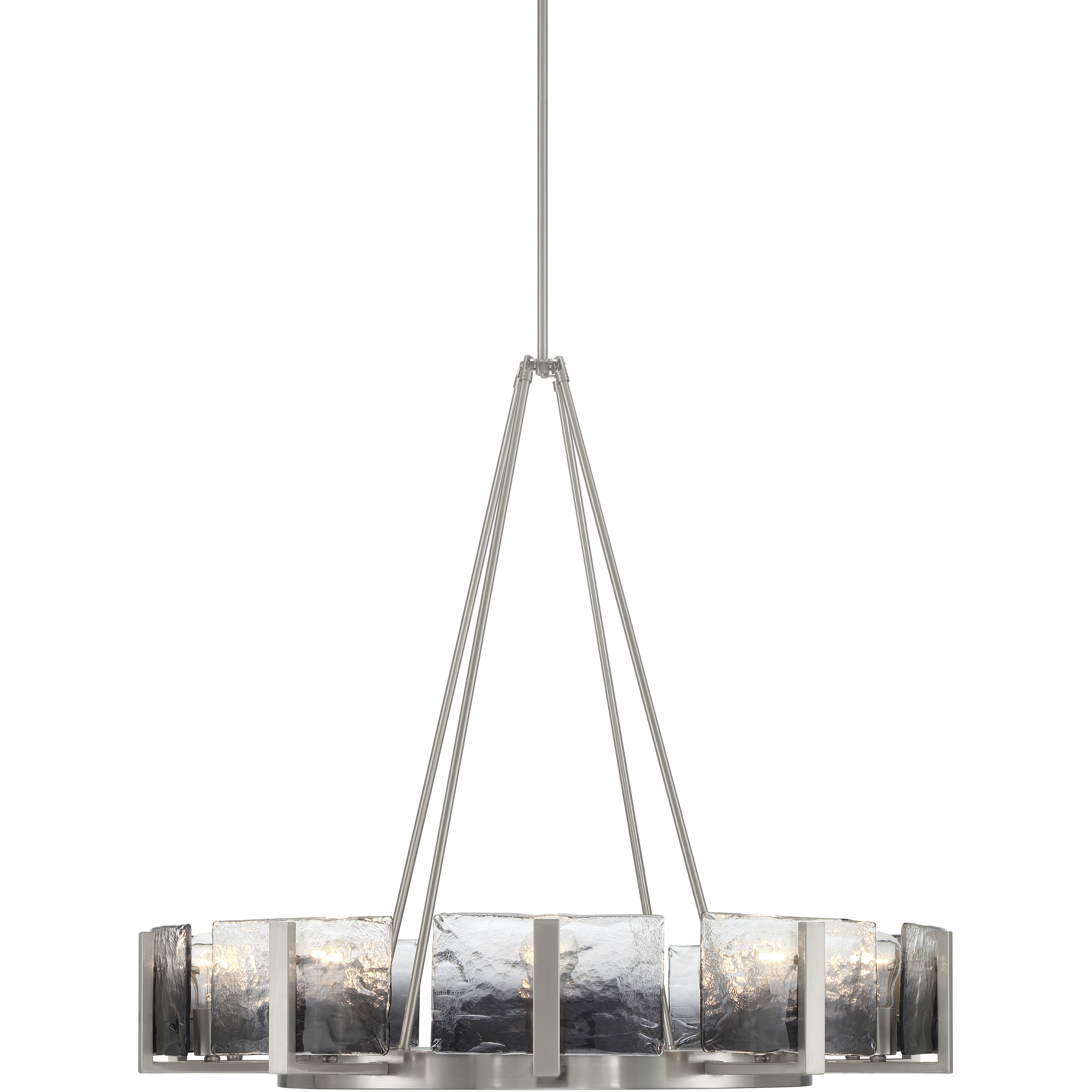 Aenon 10 Light 36 inch Pewter Chandelier Ceiling Light