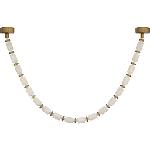 Entice 18 Light 2 inch Aged Brass Pendant Ceiling Light in 3000K