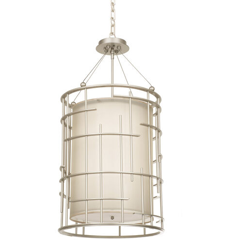 Atelier 8 Light 18 inch Tarnished Silver Chandelier Ceiling Light