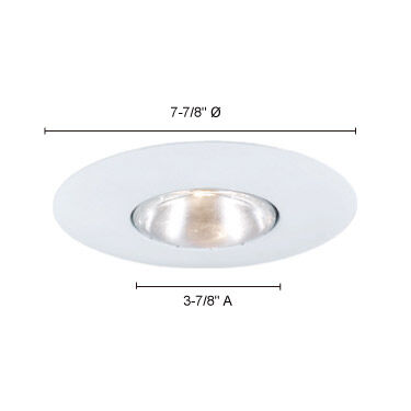 Signature White Recessed Lighting Trim