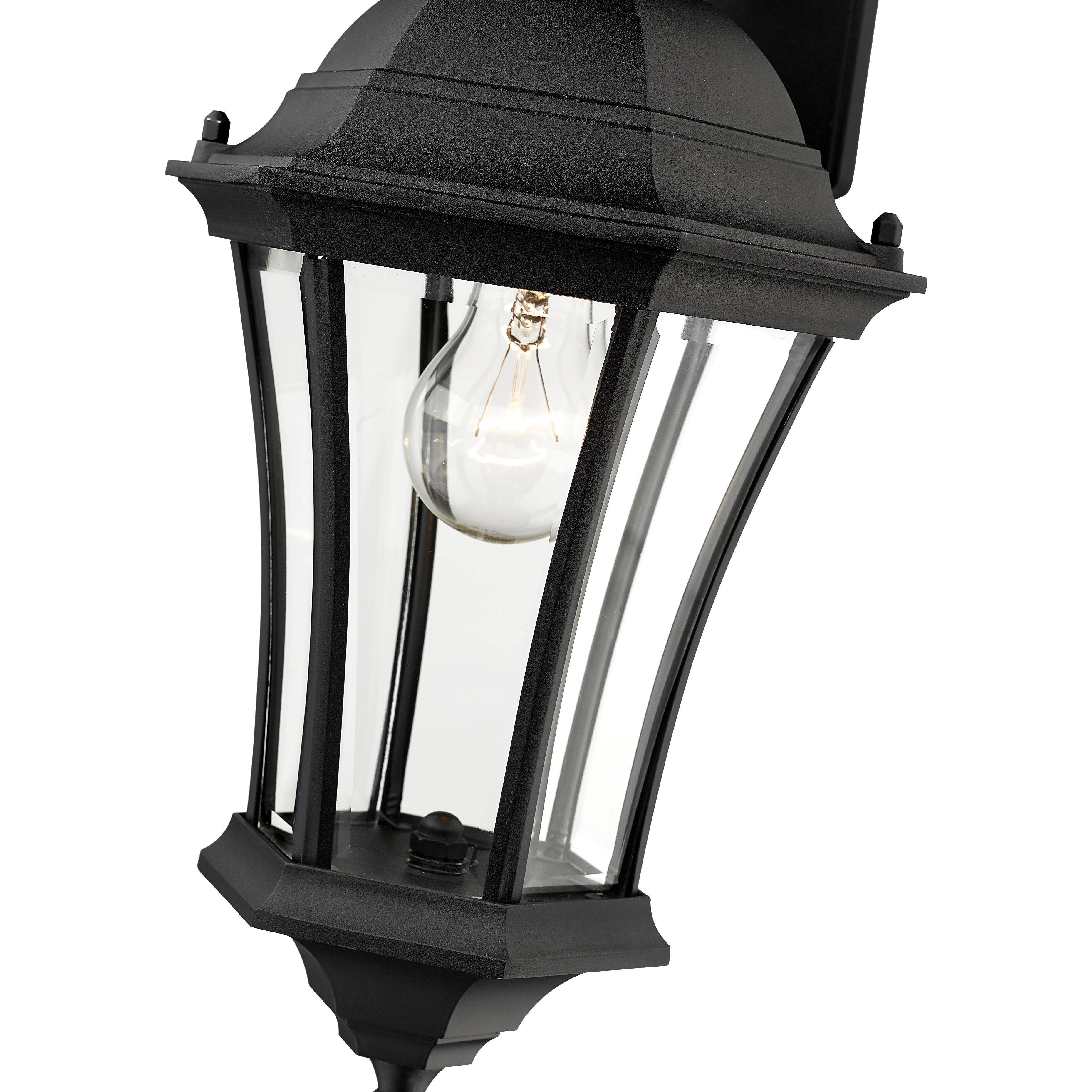Wakefield 1 Light 21.75 inch Black Outdoor Wall Light