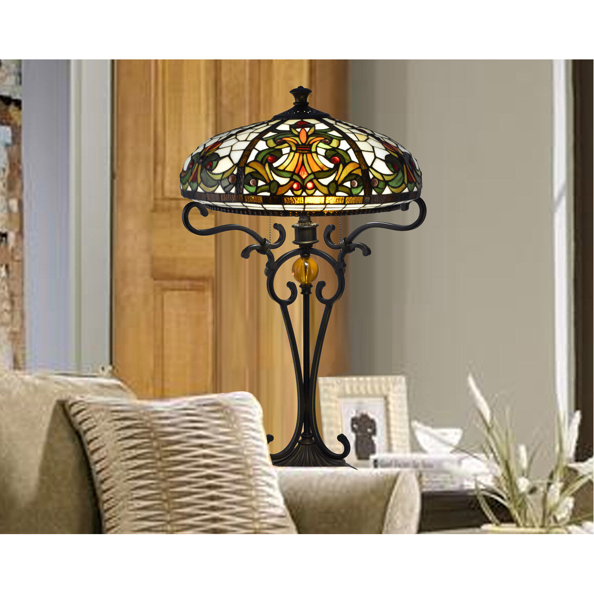 Dale Tiffany TT101114 Boehme Table Lamp