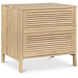 Teeda 24 X 24 inch Natural Nightstand