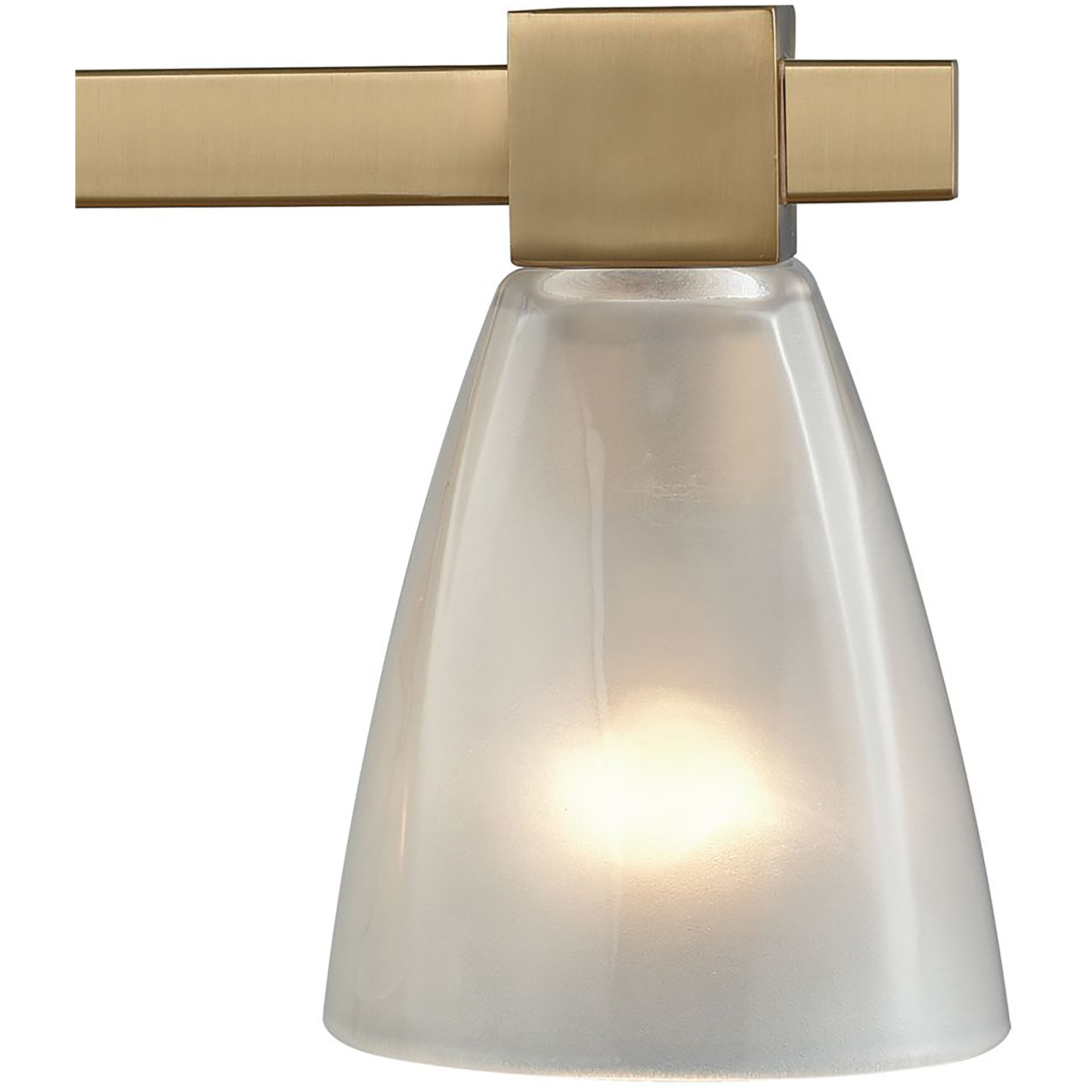 Ensley Vanity Light Wall Light in Satin Brass