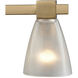 Ensley Vanity Light Wall Light in Satin Brass