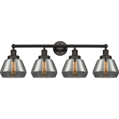 Fulton 4 Light 33.5 inch Oil Rubbed Bronze Bath Vanity Light Wall Light
