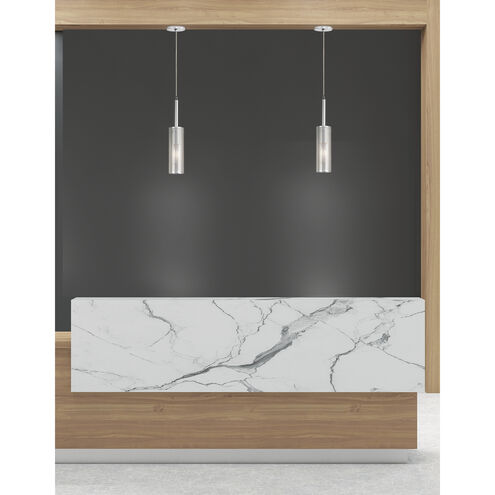 Percy LED 3 inch Polished Chrome Pendant Ceiling Light