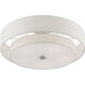 Meridian 5 Light 22 inch Brushed Nickel Semi-Flush Ceiling Light