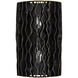 Estela 2 Light 10 inch Matte Black and French Gold Wall Sconce Wall Light, Smithsonian Collaboration