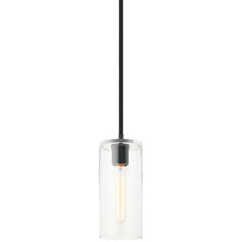 Lincoln 1 Light 4.75 inch Matte Black Pendant Ceiling Light