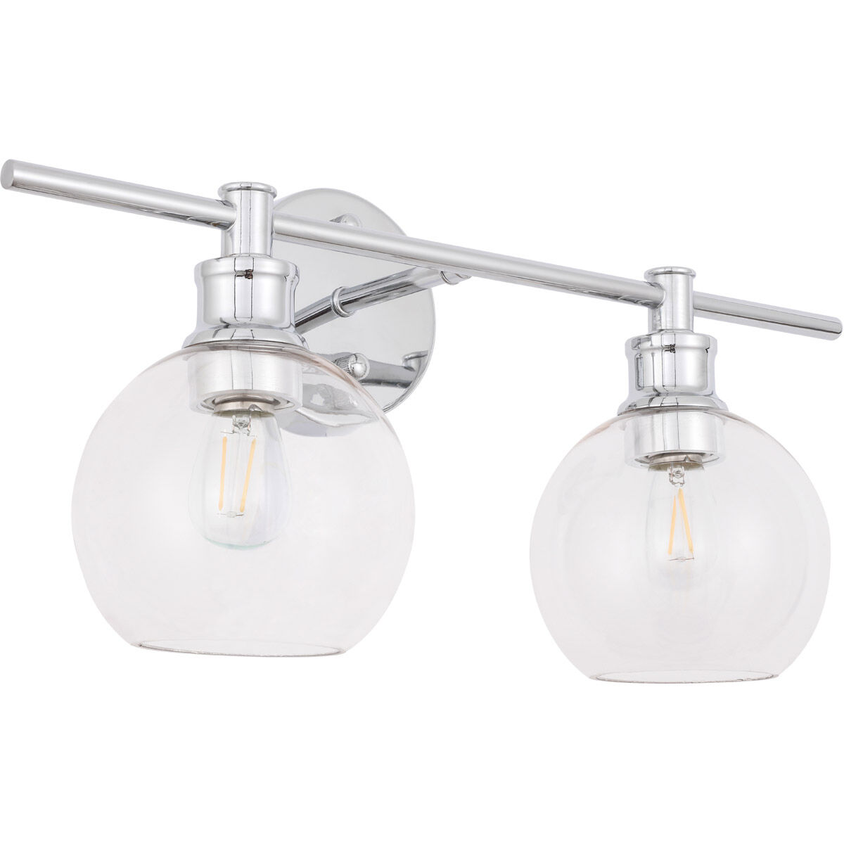 Collier 2 Light 19 inch Chrome Wall sconce Wall Light