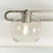 Codyn 4 Light 40 inch Brushed Nickel Bath Vanity Wall Light