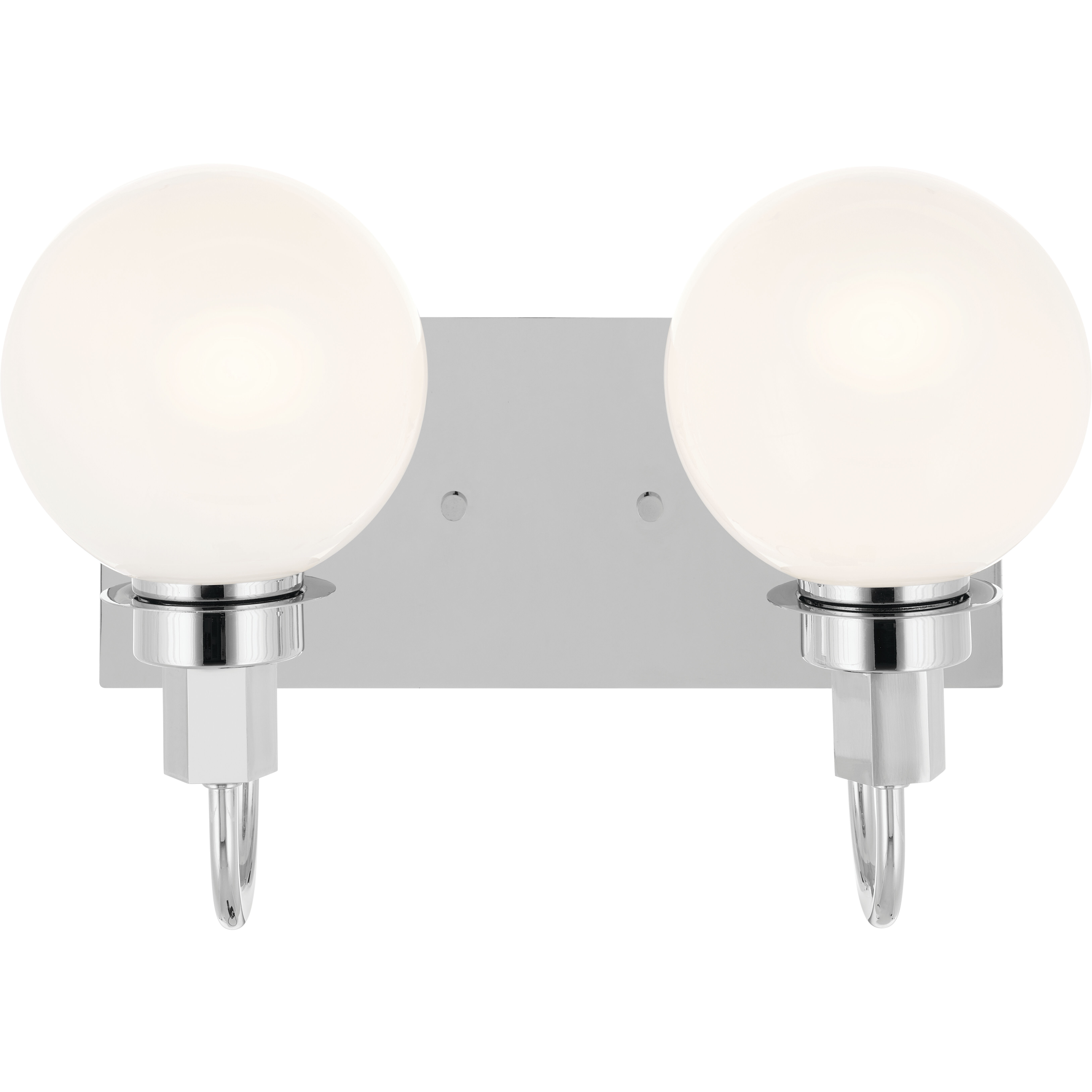 Hex LED 14.25 inch Chrome Bathroom Vanity Light Wall Light