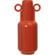 Ares 16 X 8 inch Vase in Gloss Tomato Red