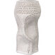 Night 16.5 X 8.5 inch Vase in Matte White Porcelain