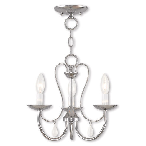 Mirabella 3 Light 15 inch Polished Chrome Chandelier Ceiling Light