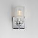 Rigata 1 Light 5 inch Polished Nickel Bath Vanity Wall Light