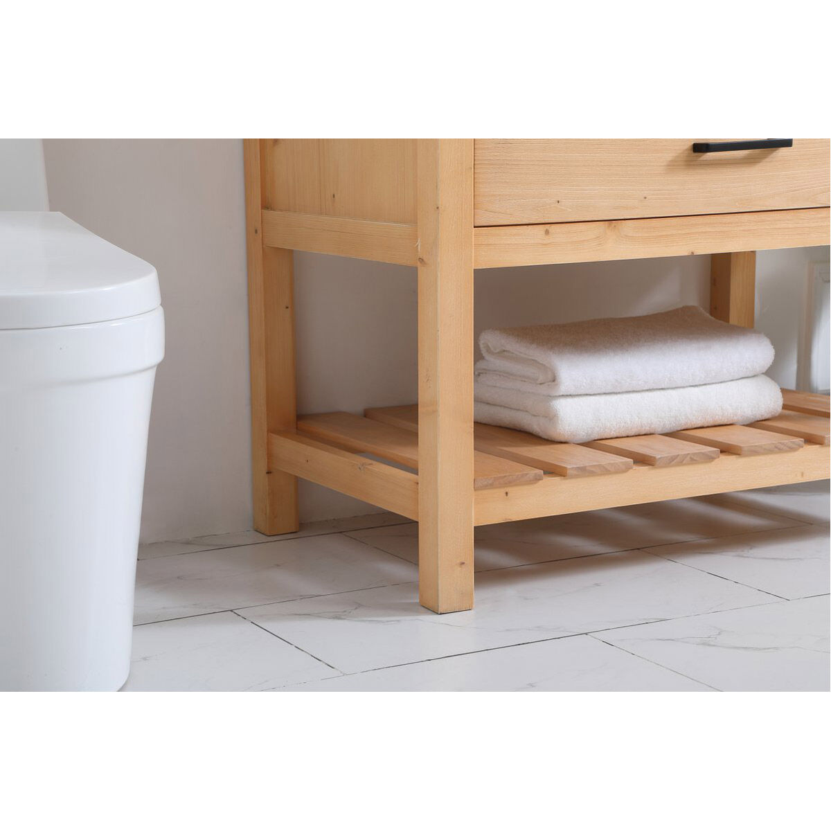 Clement 36 X 22 X 34 inch Natural Wood Bathroom Vanity Cabinet