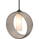 Plato 1 Light Black Cord Pendant Ceiling Light