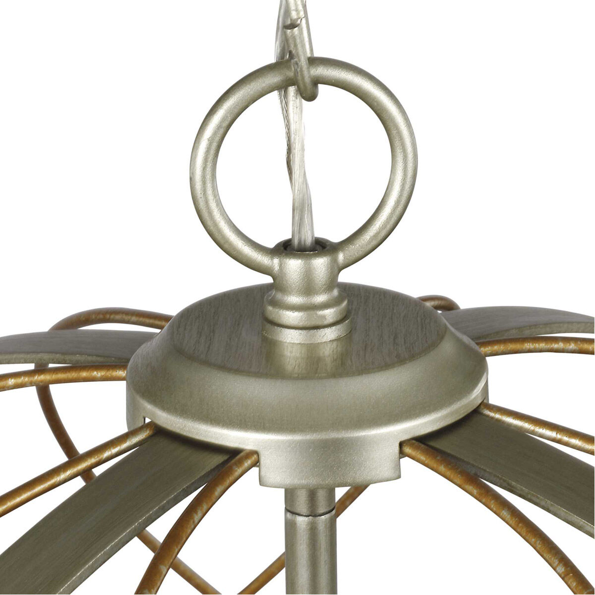 Brandywine 5 Light Silver Ridge Pendant Ceiling Light