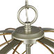 Brandywine 5 Light Silver Ridge Pendant Ceiling Light