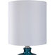 Signature 20 inch 60.00 watt Cerulean Blue Table Lamp Portable Light